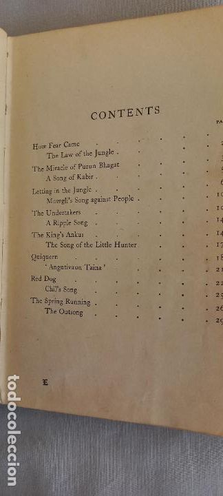 Libros de segunda mano: THE SECOND JUNGLE BOOK. RUDYARD KIPLING. 1946. MACMILLAN & CO - Foto 6