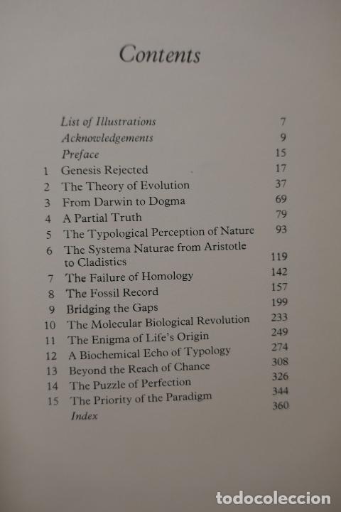 Libros de segunda mano: EVOLUTION: A THEORY IN CRISIS - MICHAEL DENTON (EN INGL&Eacute;S) - Foto 6