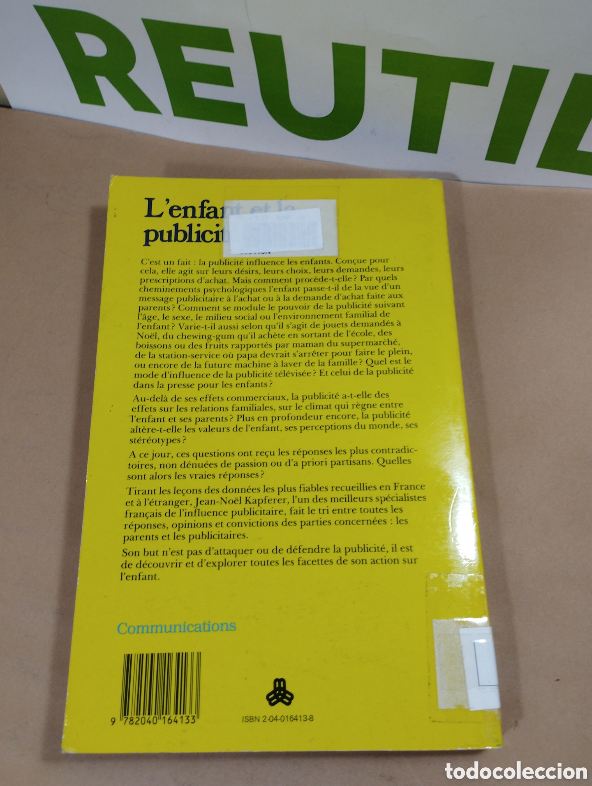 Libros de segunda mano: Lenfsnt et la publicite. Dunod. Communications. - Foto 2