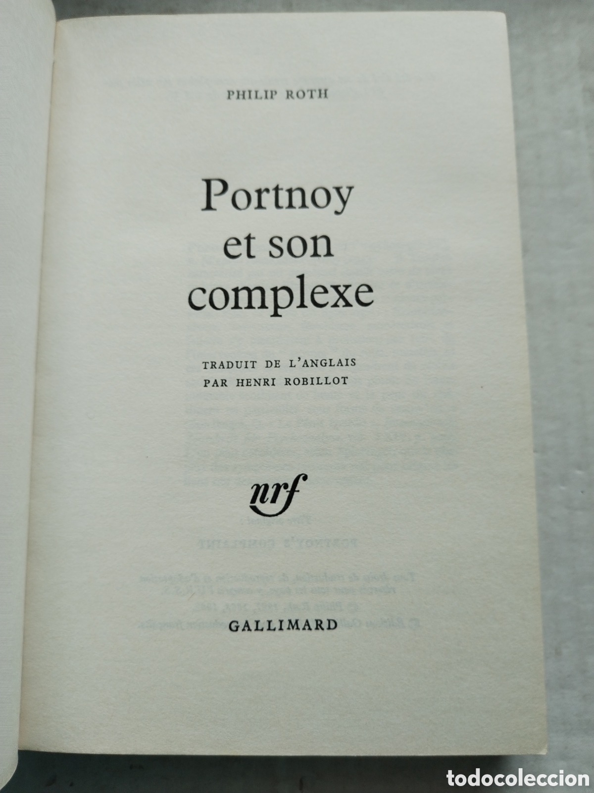 Libros de segunda mano: PORTNOY ET SON COMPLEXE/PHILIP ROTH - Foto 2