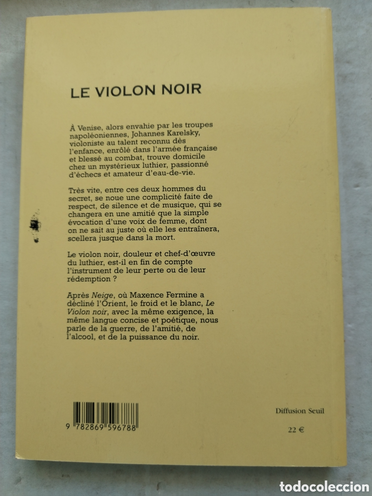 Libros de segunda mano: LE VIOLON NOIR/MAXENCE FERMINE - Foto 4