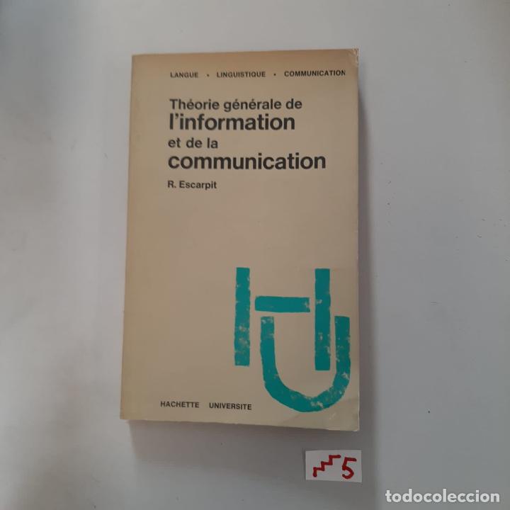 Libros de segunda mano: Theorie generale de I&rsquo;information et de la communication - Foto 1