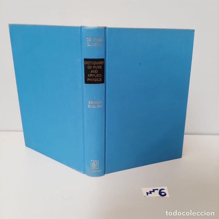 Libros de segunda mano: Dictionary of pure and applied physics - Foto 1