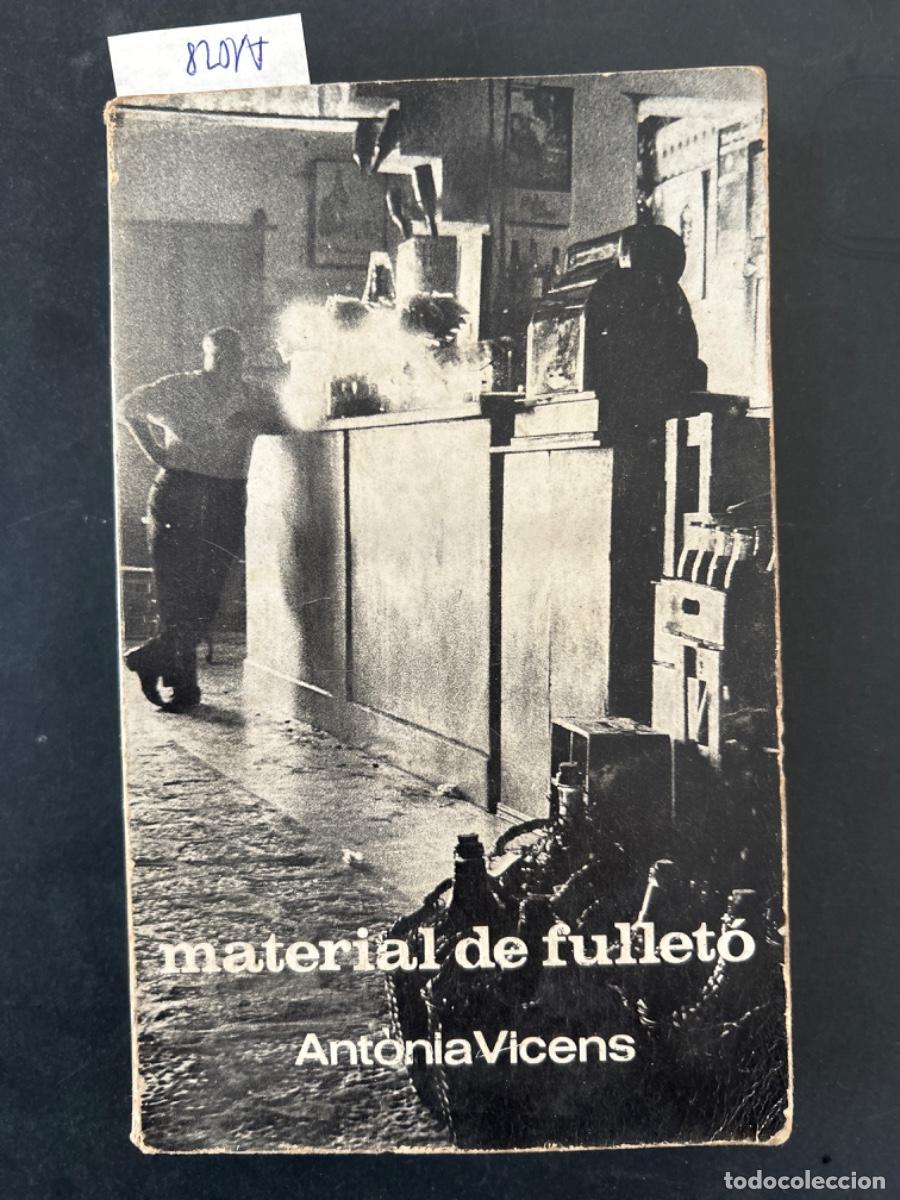 Libros de segunda mano: MATERIAL DE FULLETO, ANTONIA VICENS - Foto 1