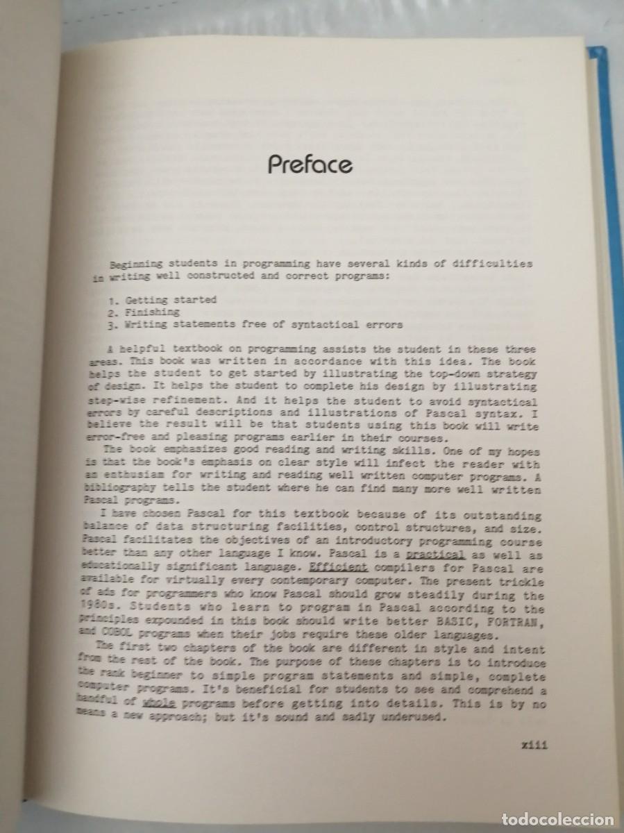 Libros de segunda mano: Pascal Programming Structures for Motorola Microprocessors (First Edition, Hardcover) - Foto 3