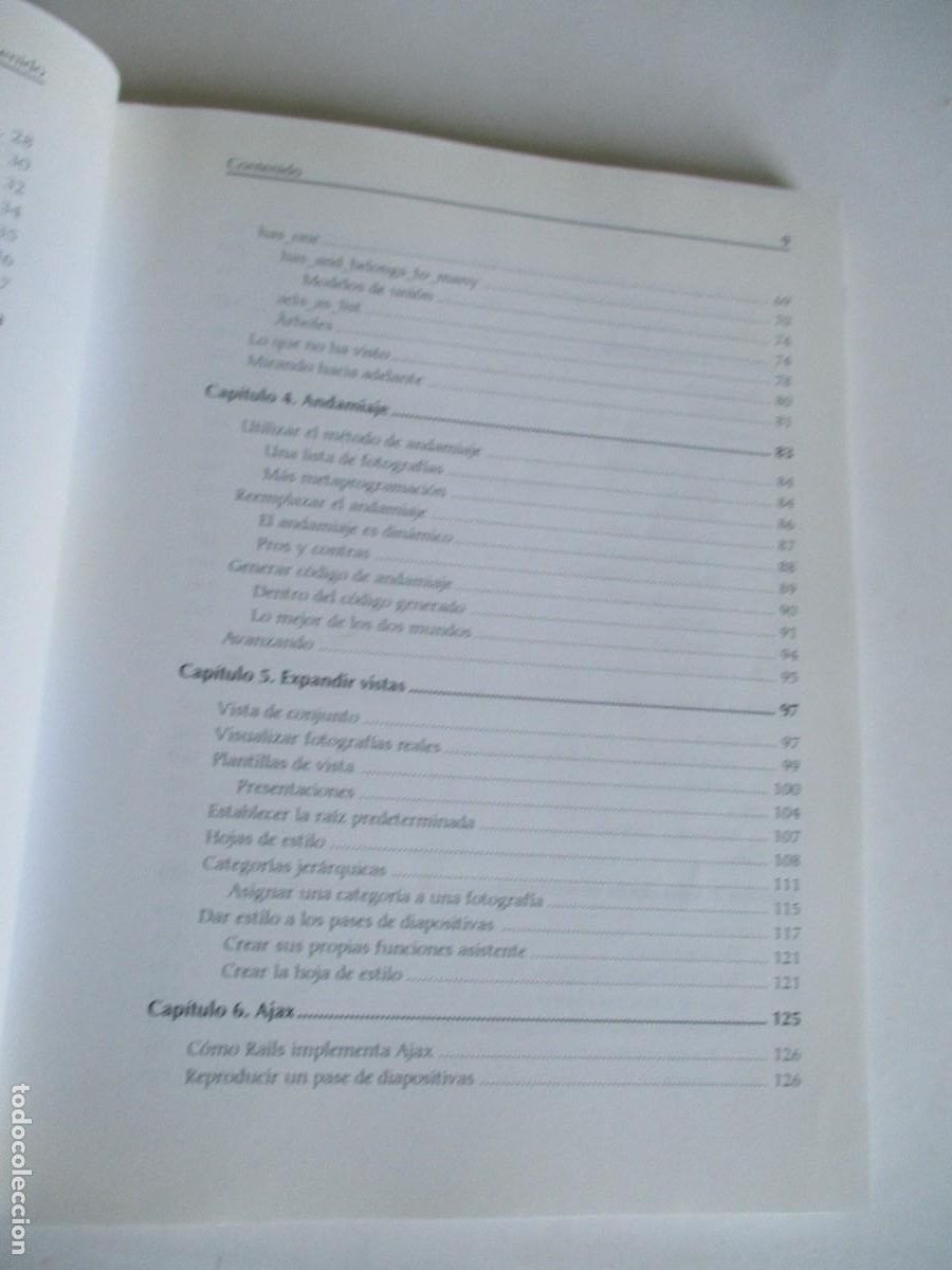 Libros de segunda mano: BRUCE A. TATE Y CURT HIBBS Ruby on Rails (ing&eacute;s) W22321 - Foto 4