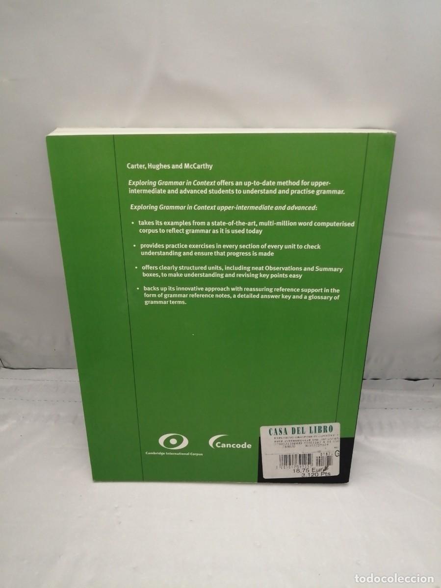 Libros de segunda mano: Exploring Grammar in Context: Grammar reference and practice upper-intermediate and Advanced - Foto 2