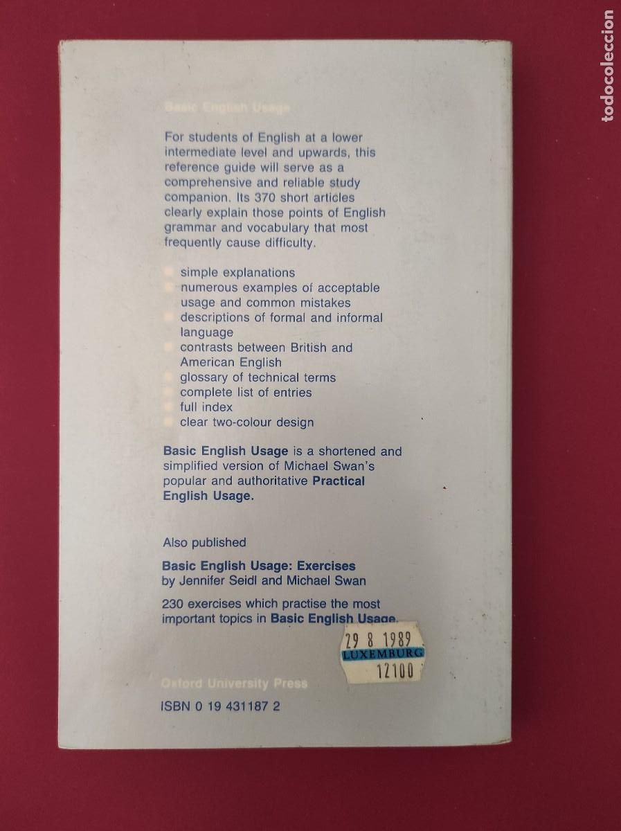 Libros de segunda mano: BASIC ENGLISH USAGE - Michael Swan - Foto 4