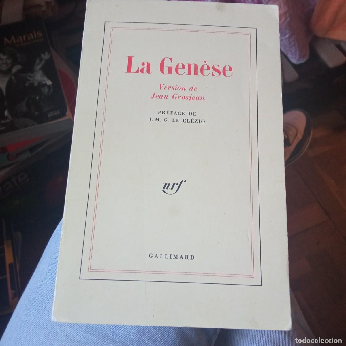 Libros de segunda mano: La Genesse. Gallimard 1987 - Foto 1