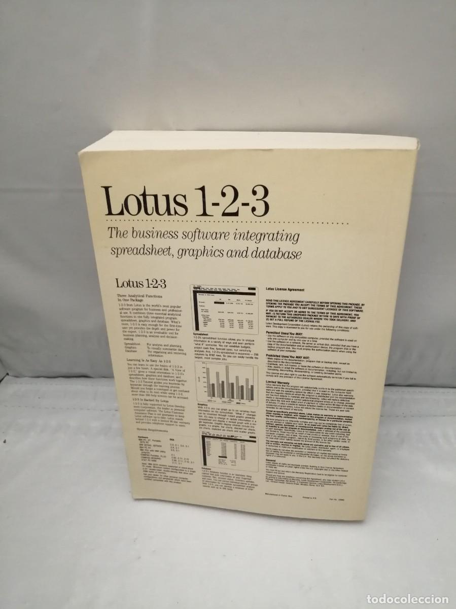 Libros de segunda mano: LOTUS 1-2-3: Getting Started. Tutorial. Reference Manual. Quick Reference. Rel&eacute;ase 2.01 - Foto 2