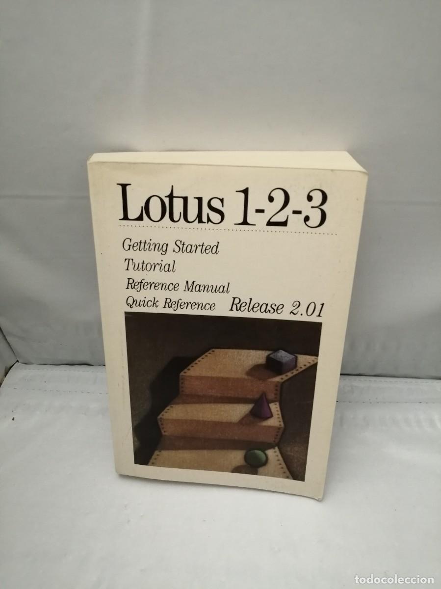 Libros de segunda mano: LOTUS 1-2-3: Getting Started. Tutorial. Reference Manual. Quick Reference. Rel&eacute;ase 2.01 - Foto 1