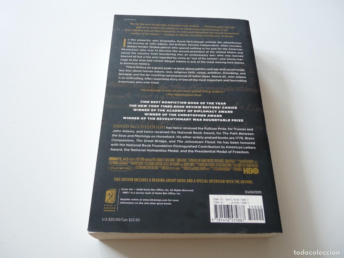 Libros de segunda mano: JOHN ADAMS de DAVID MCCULLOUGH - Foto 2