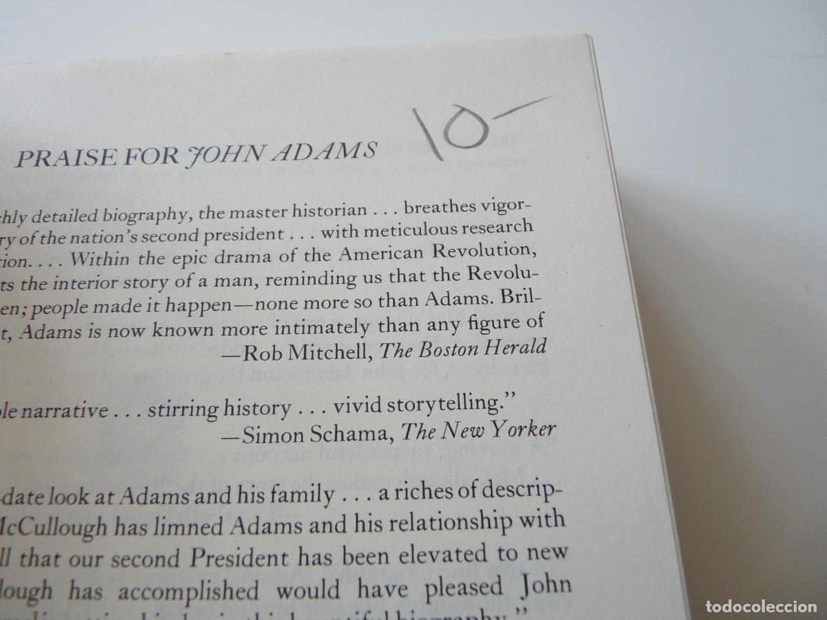 Libros de segunda mano: JOHN ADAMS de DAVID MCCULLOUGH - Foto 6
