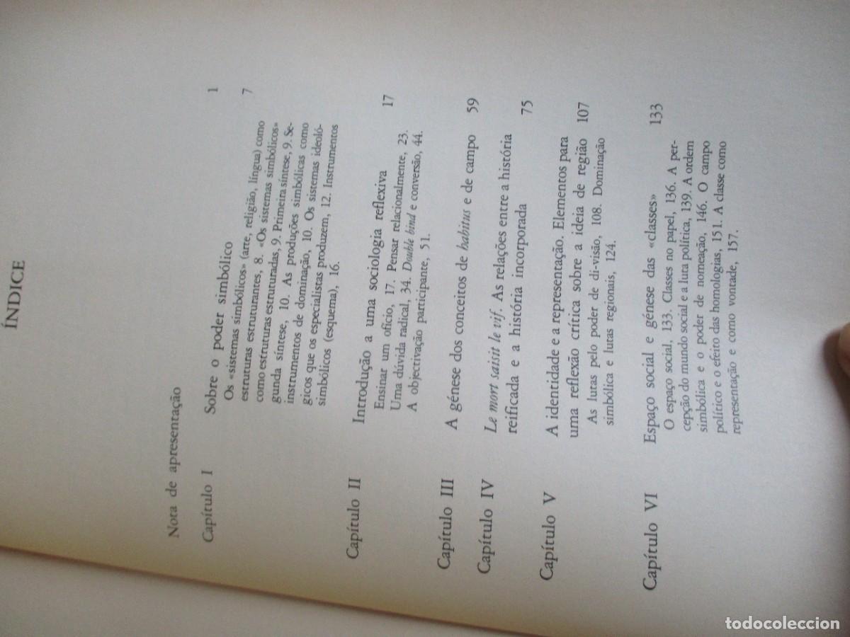Libros de segunda mano: PIERRE BOURDIEU O poder simb&oacute;lico (portugu&eacute;s) W22735 - Foto 2