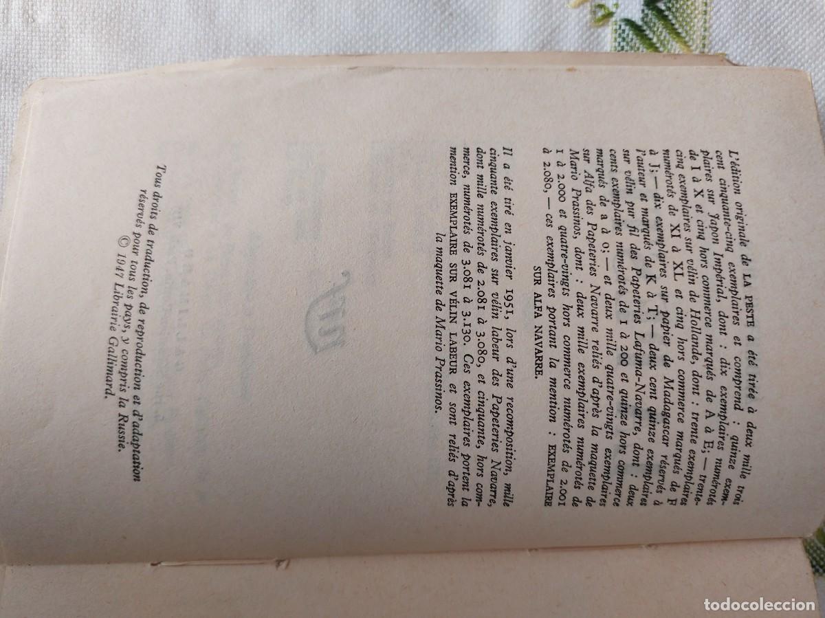 Libros de segunda mano: Libro La Peste de Albert Camus (franc&eacute;s) - Foto 6