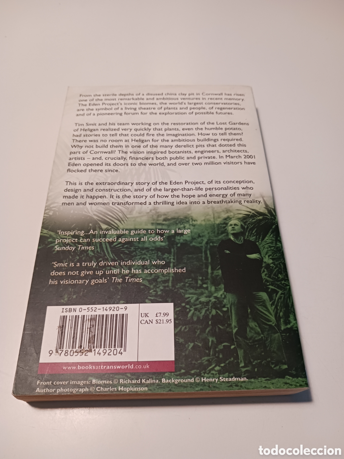 Libros de segunda mano: Eden Tim Smit 2002 the Eden Project ingl&eacute;s - Foto 5