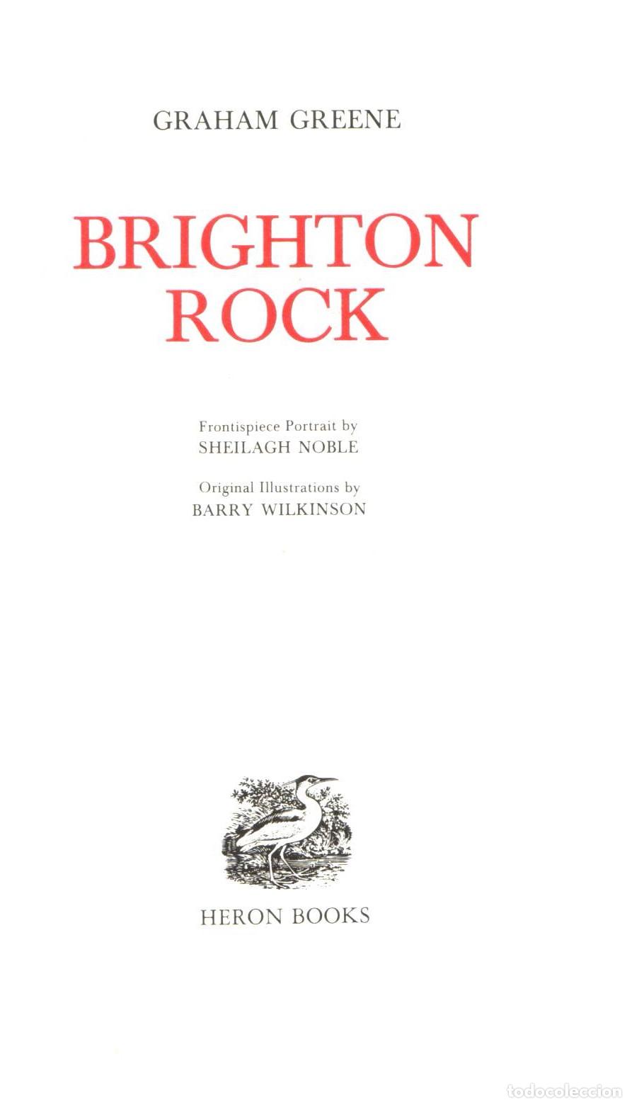 Libros de segunda mano: Brighton Rock - Greene, Graham - Foto 1