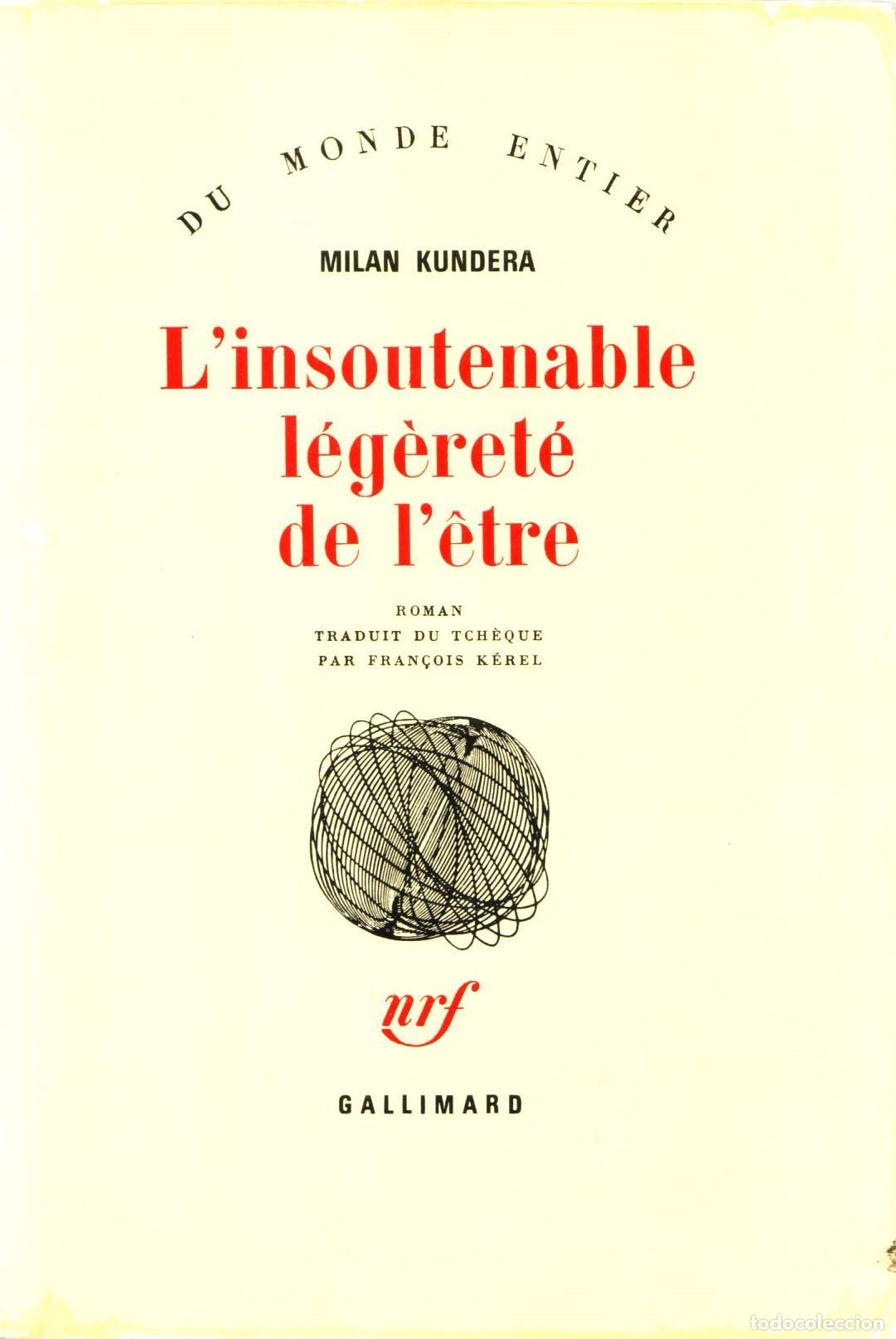 Libros de segunda mano: lInsoutenable legerete de letre - Kundera, Milan - Foto 1