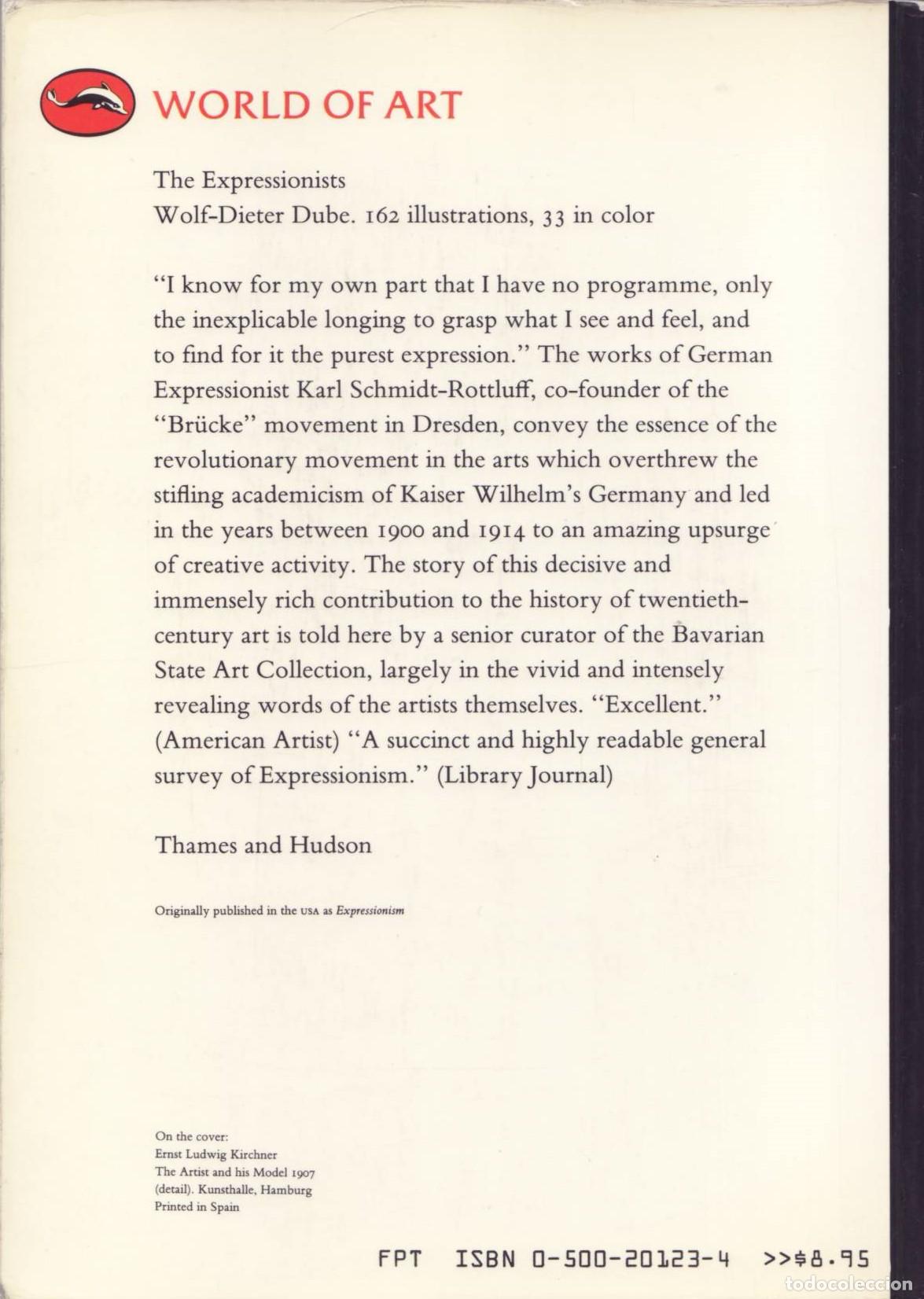 Libros de segunda mano: The expressionists - Dube, Wolf-Dieter - Foto 2