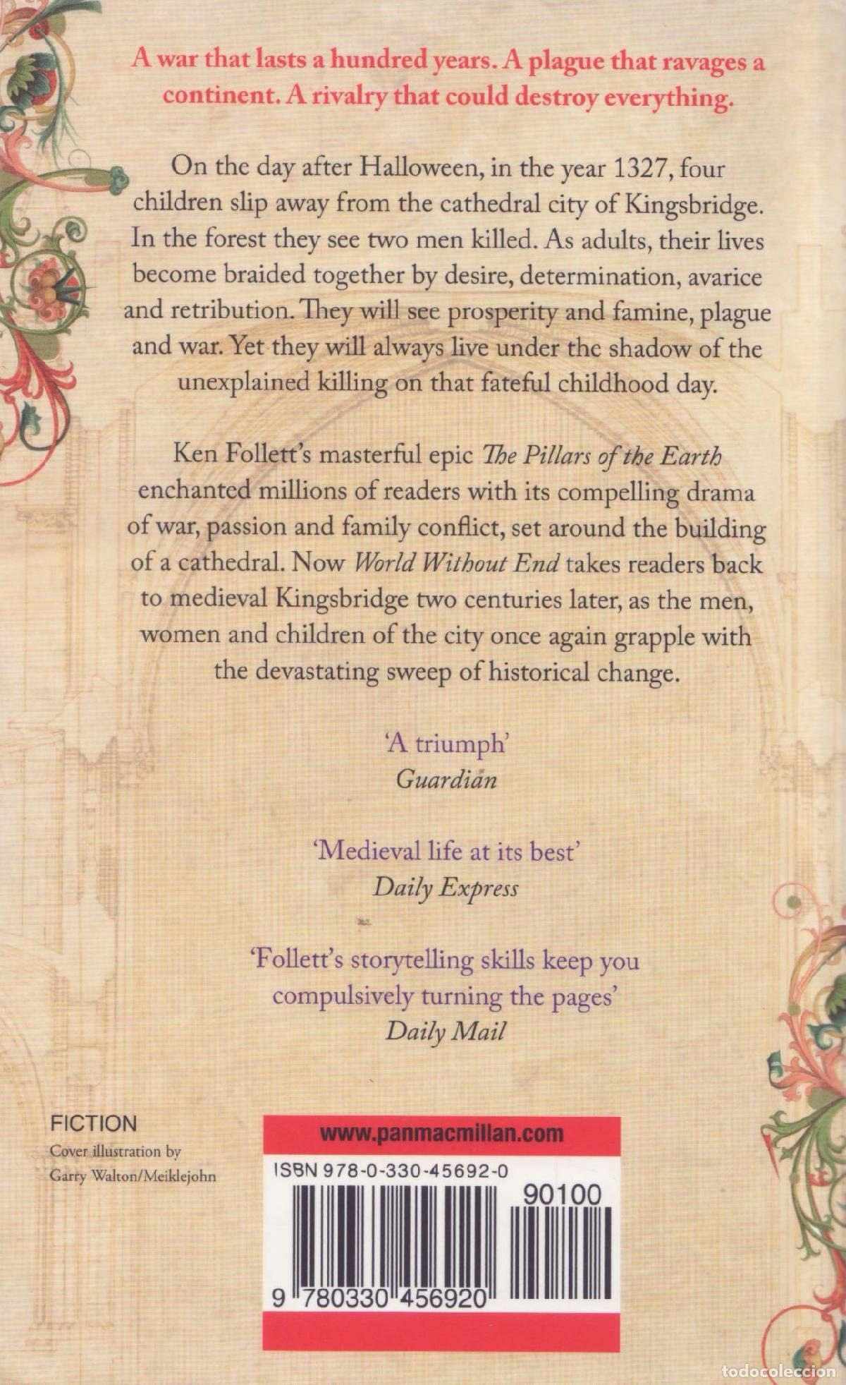 Libros de segunda mano: World without end - Follett, Ken - Foto 2