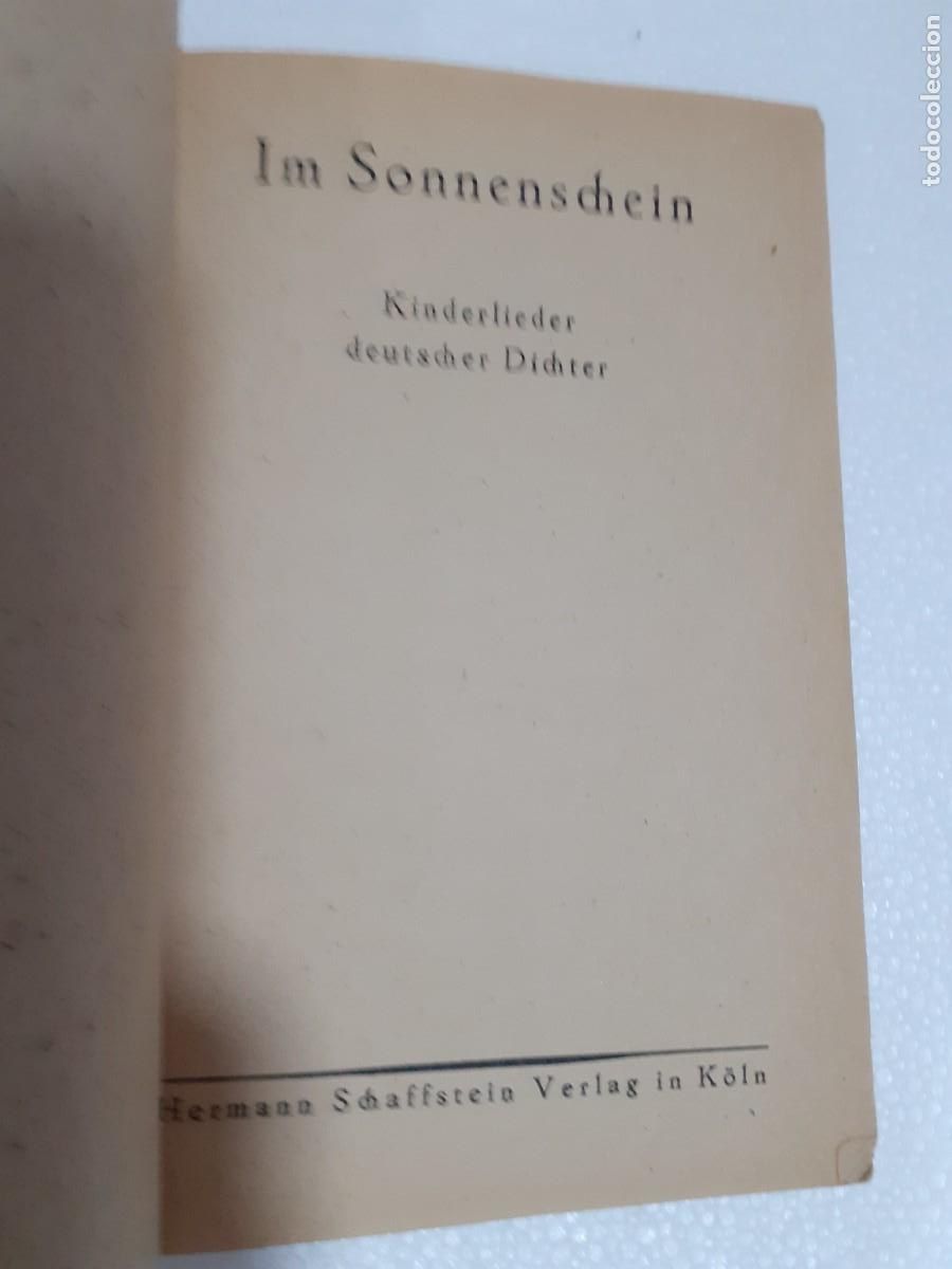 Libros de segunda mano: Libro alem&aacute;n canciones infantiles - Foto 2