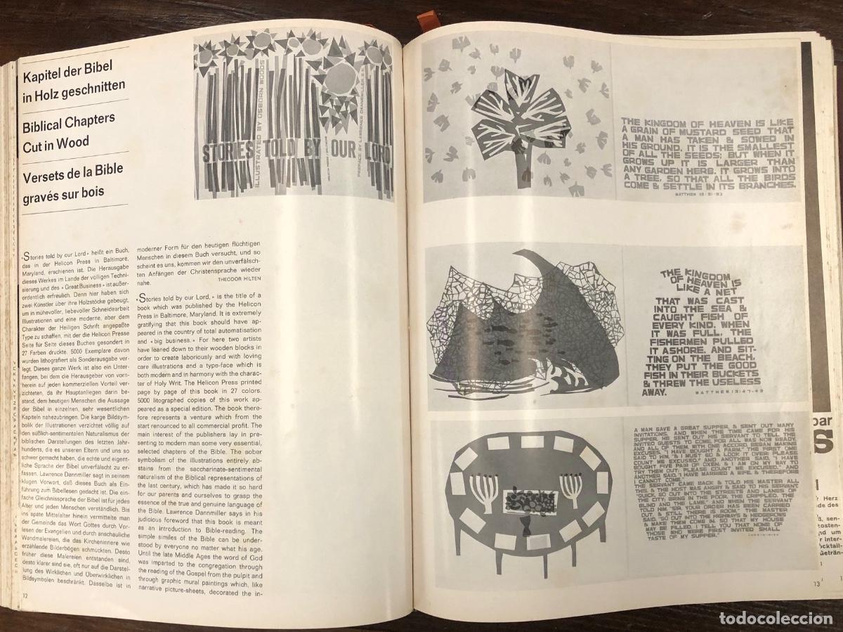 Libros de segunda mano: GEBRAUCHS GRAPHIK 1962. TIPOGRAFIA. A&Ntilde;O COMPLETO, EN ALEMAN - Foto 3