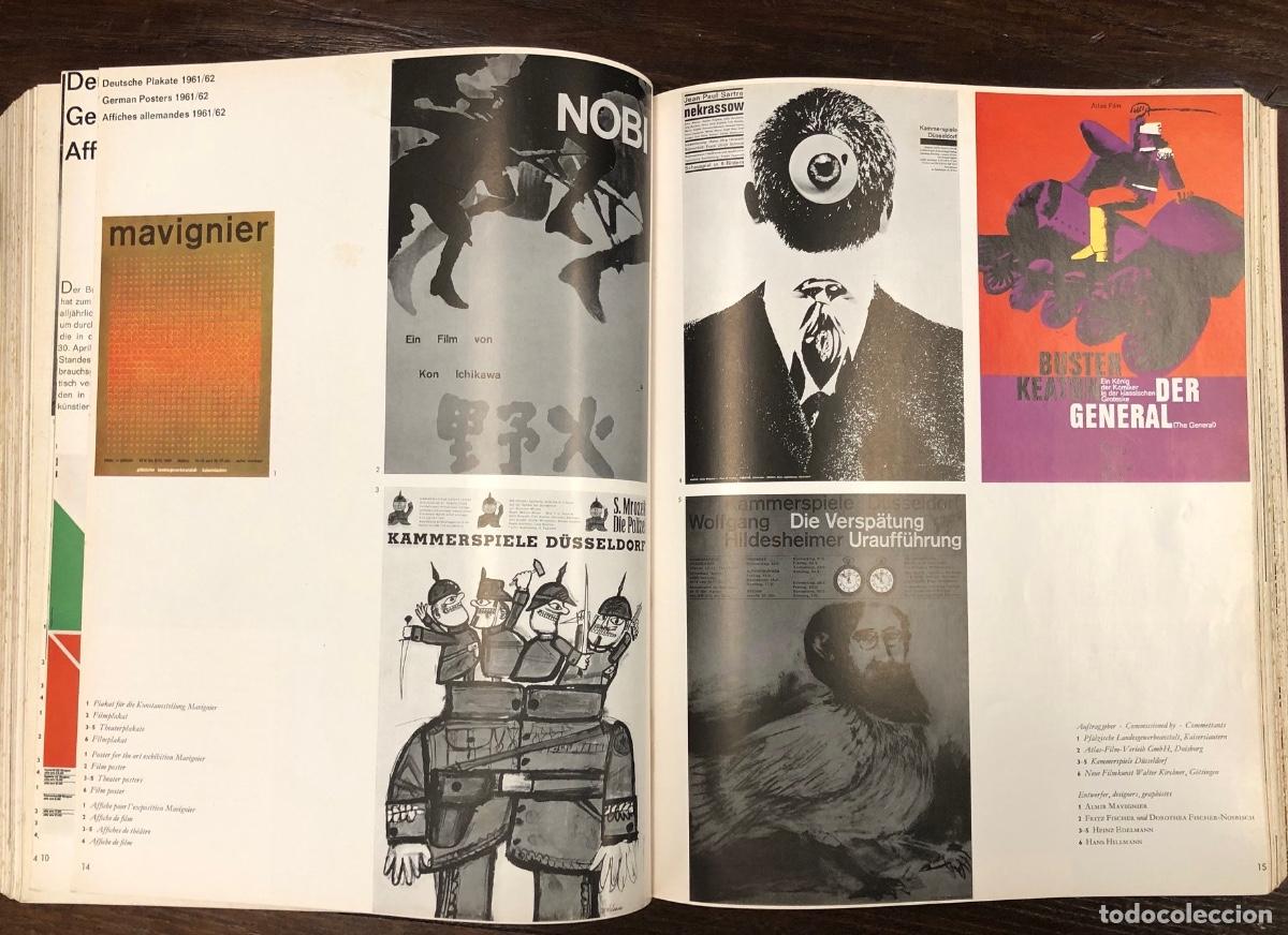 Libros de segunda mano: GEBRAUCHS GRAPHIK 1962. TIPOGRAFIA. A&Ntilde;O COMPLETO, EN ALEMAN - Foto 4