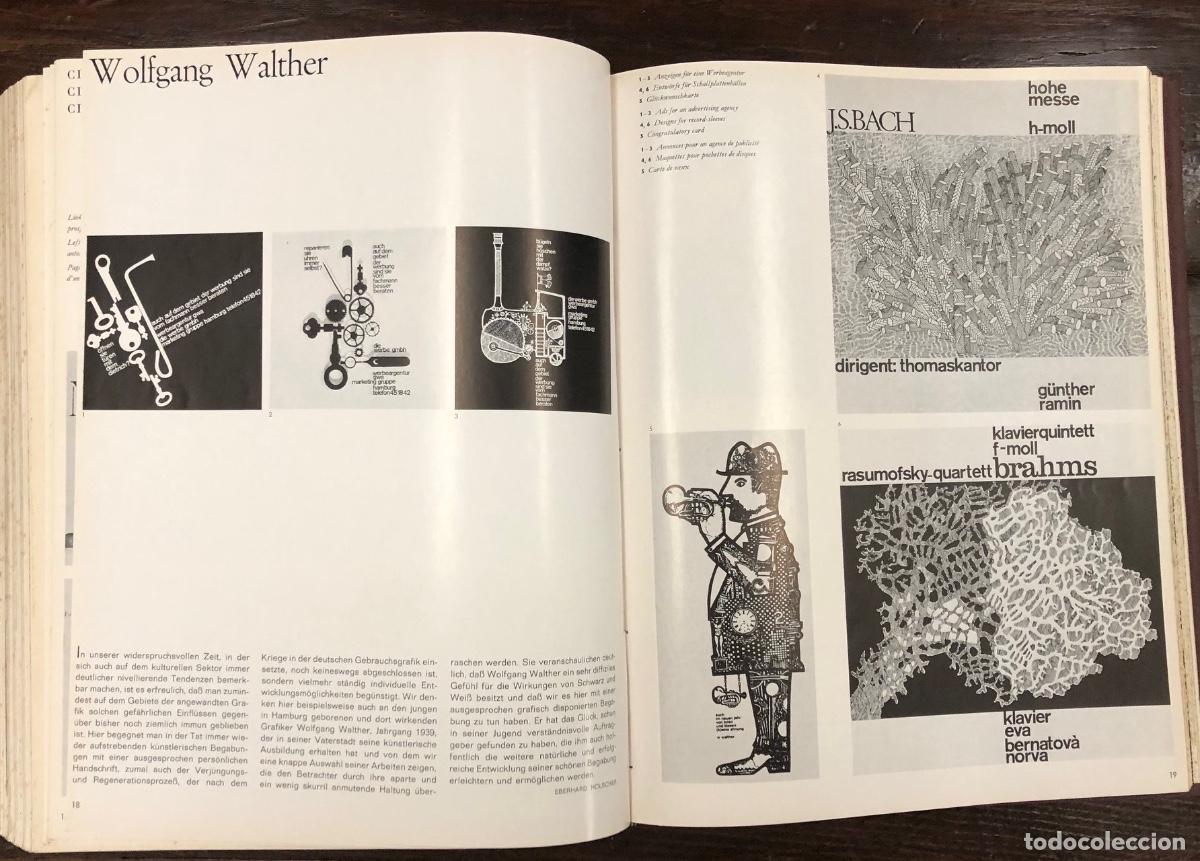 Libros de segunda mano: GEBRAUCHS GRAPHIK 1962. TIPOGRAFIA. A&Ntilde;O COMPLETO, EN ALEMAN - Foto 5