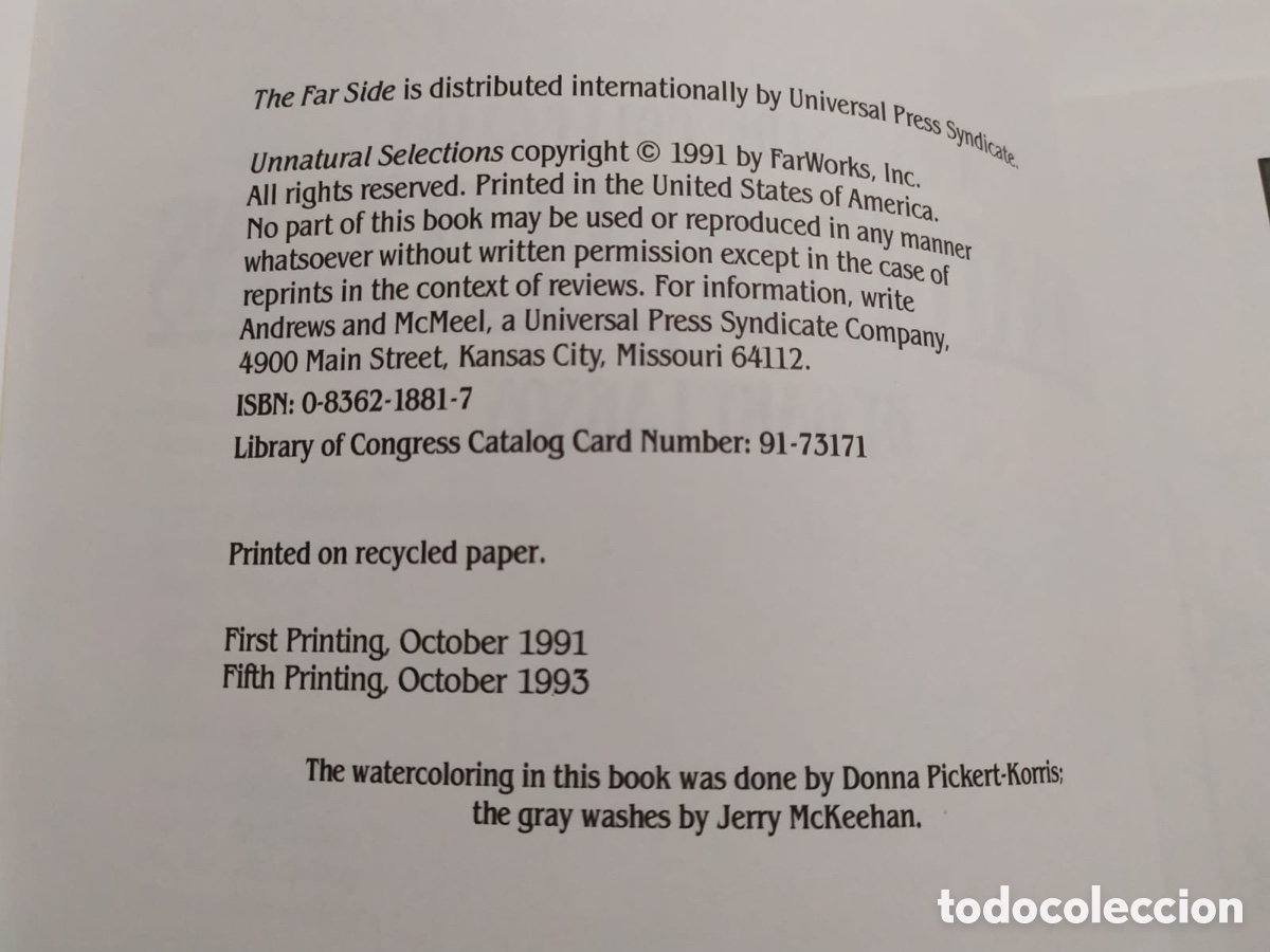 Libros de segunda mano: Libro Unnatural selections de 1993 - Foto 8