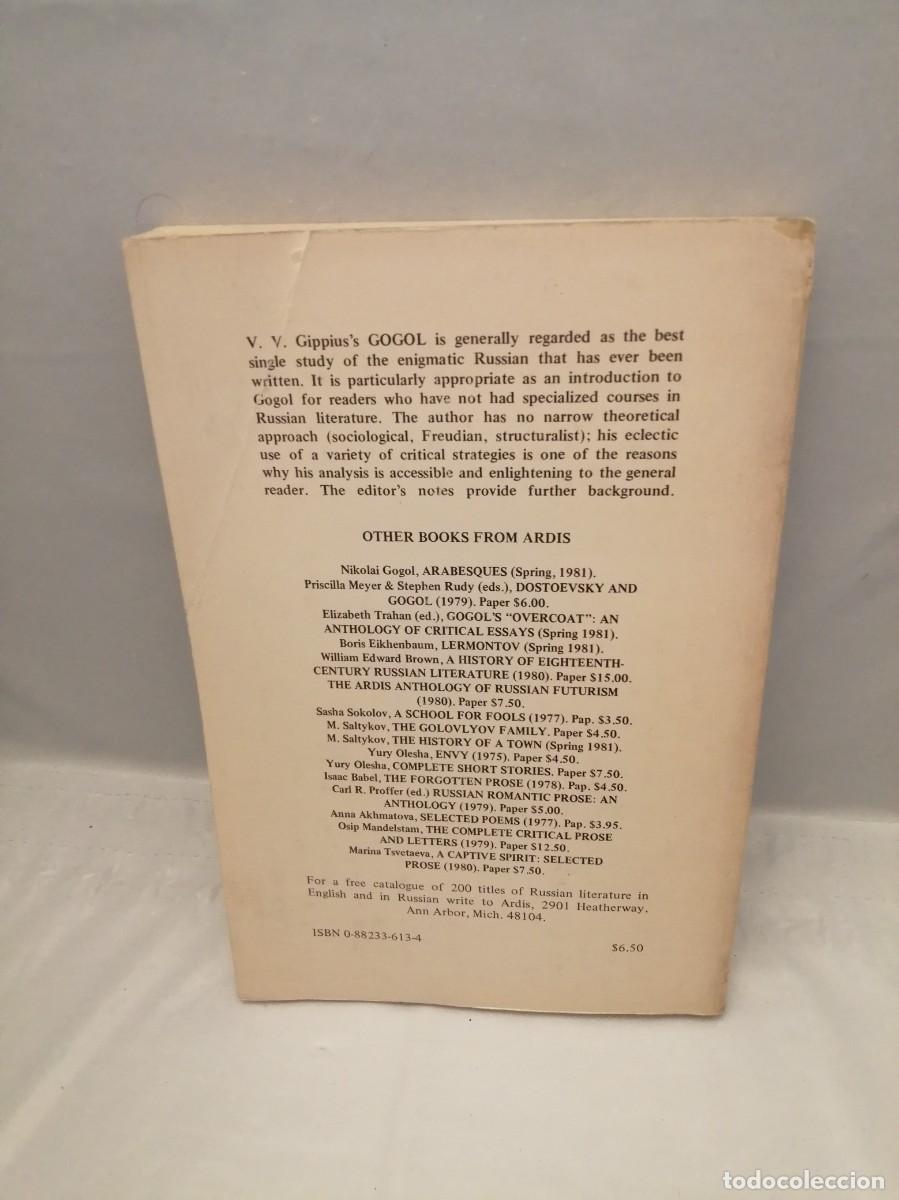 Libros de segunda mano: V.V. Gippius: GOGOL (First edition) - Foto 2
