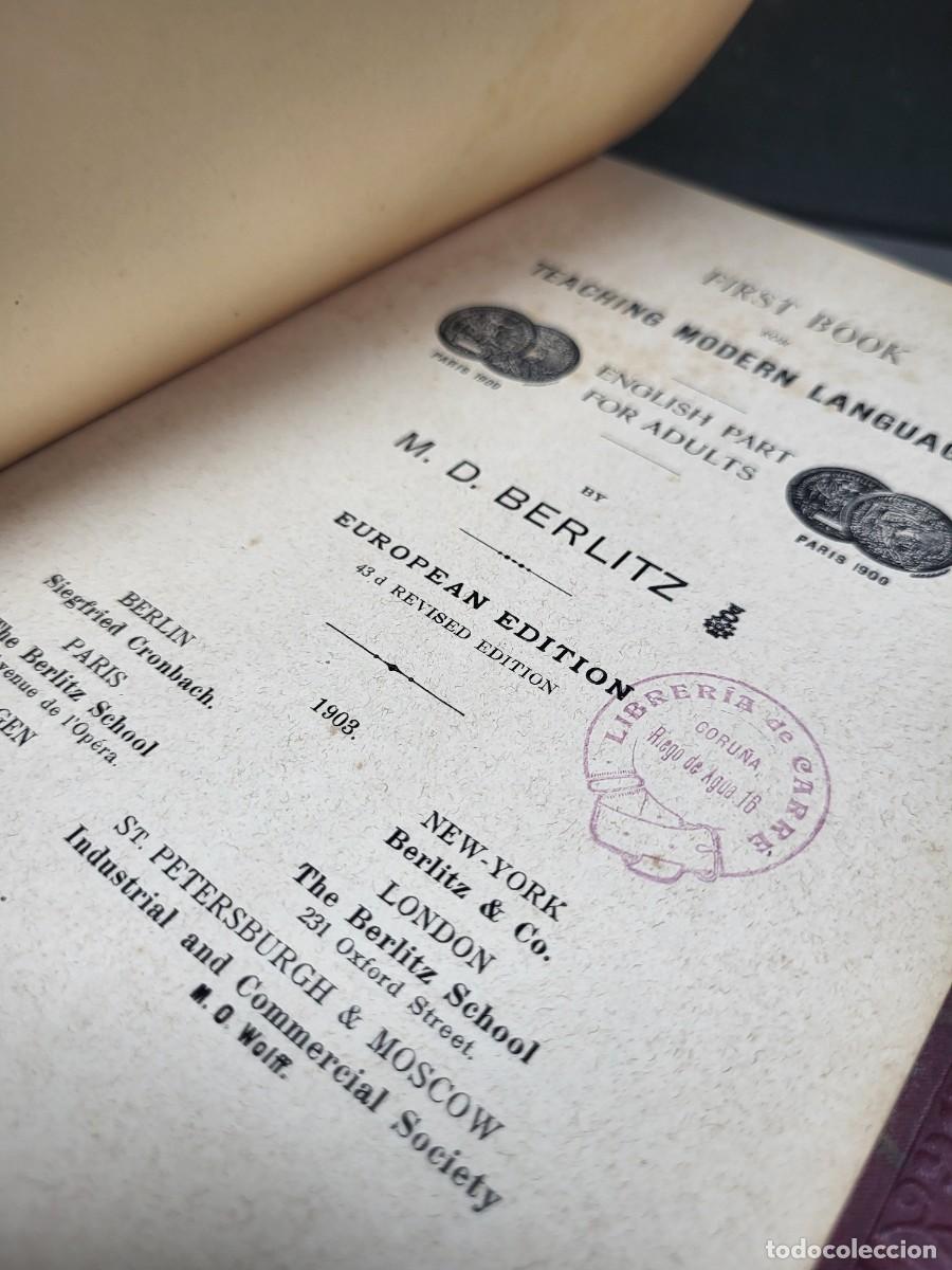 Libros de segunda mano: LIBROS IDIOMAS INGLES M. D. BERLITZ 1903 - Foto 4