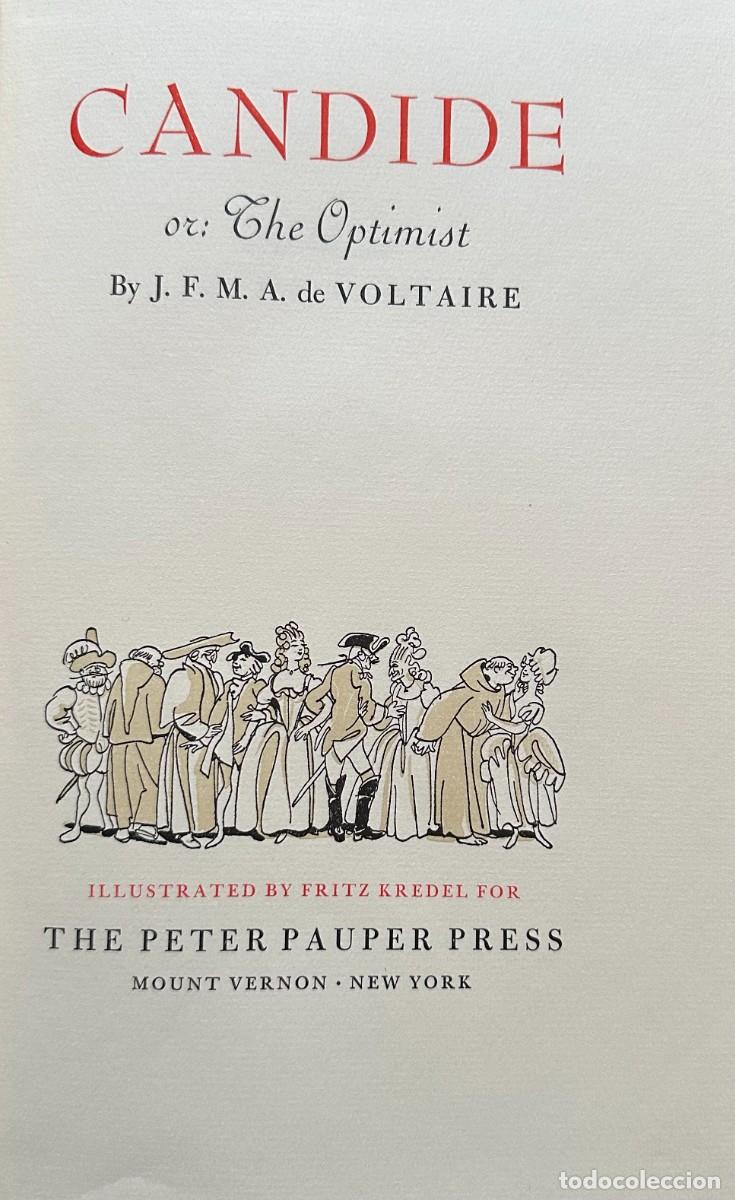 Libros de segunda mano: Voltaire. Candide or Optimism. - Foto 1