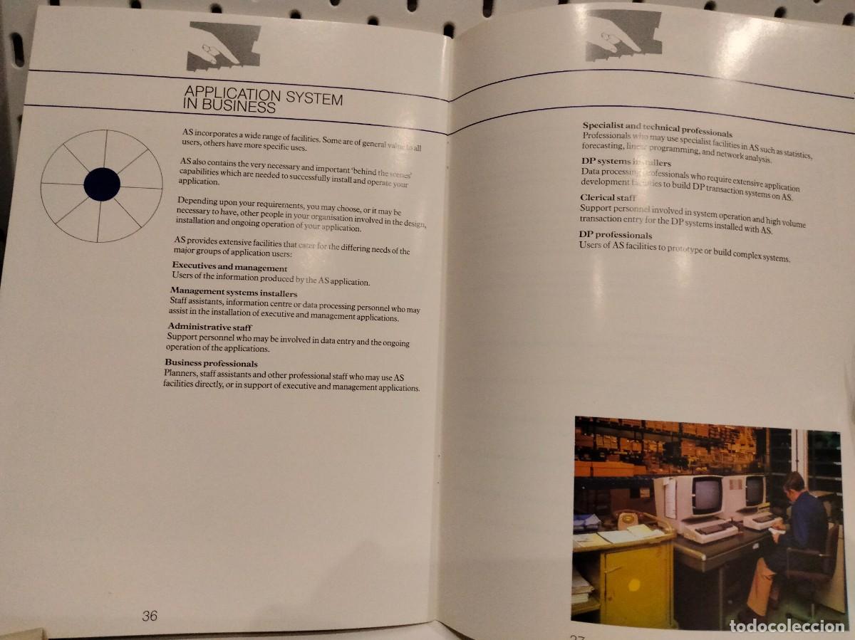 Libros de segunda mano: LIBRITO IBM APPLICATION SYSTEM IN ACTION EN INGLES - Foto 6