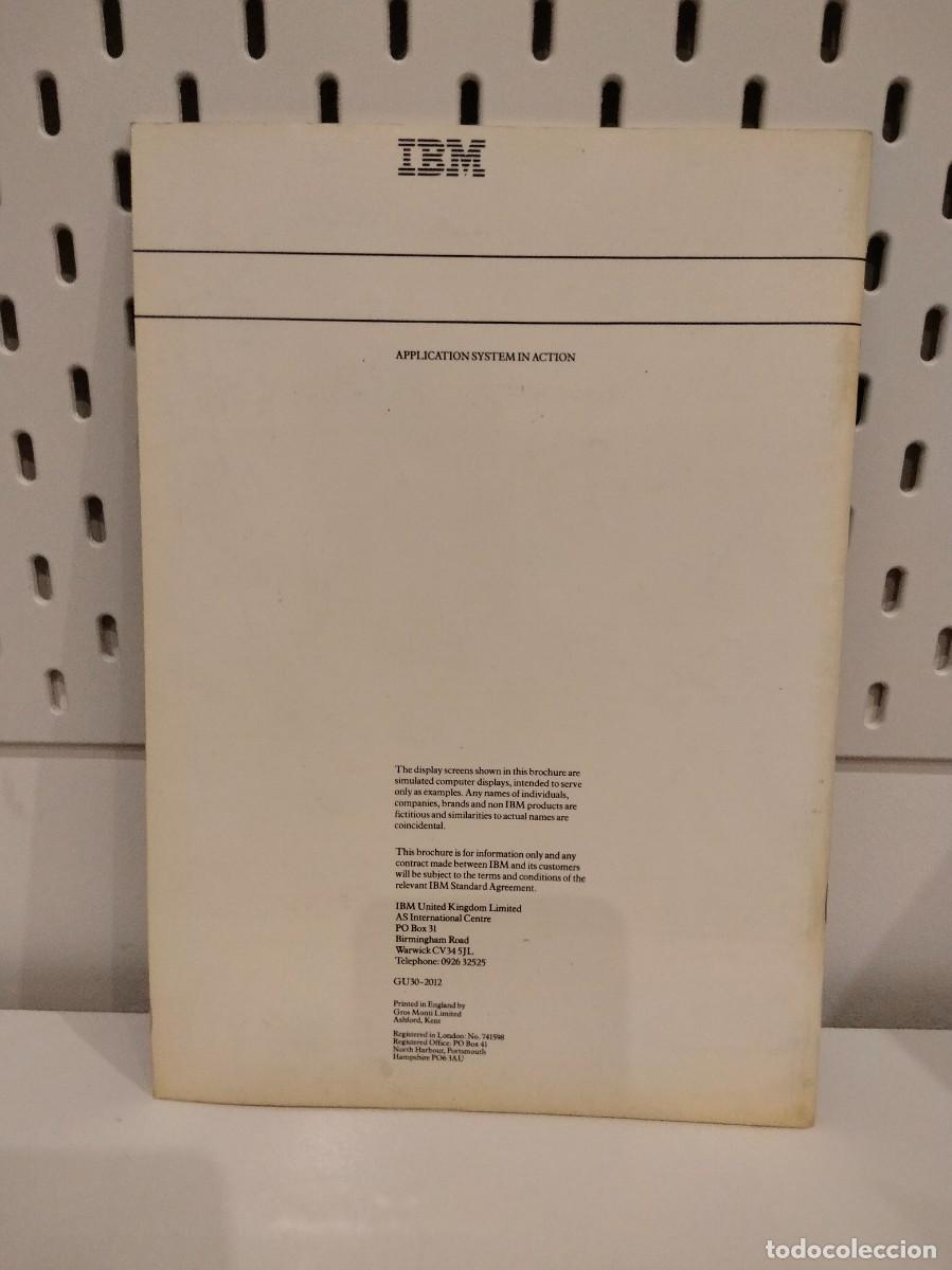 Libros de segunda mano: LIBRITO IBM APPLICATION SYSTEM IN ACTION EN INGLES - Foto 7