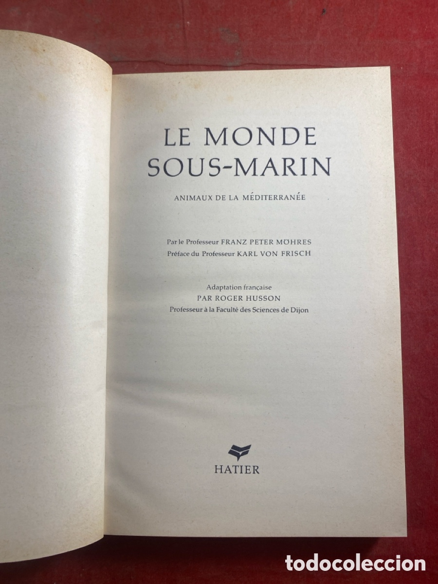 Libros de segunda mano: LE MONDE SOUS MARIN - Foto 1
