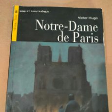 Libros de segunda mano: NOTRE DAME DE PARÍS ( INCLUYE CD ) VÍCTOR HUGO EN FRANCES