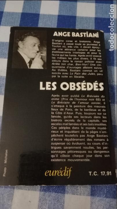 Libros de segunda mano: LIBRO SUSPENSE ANGE BASTIANI LES OBSEDES, EN FRANCES - Foto 6