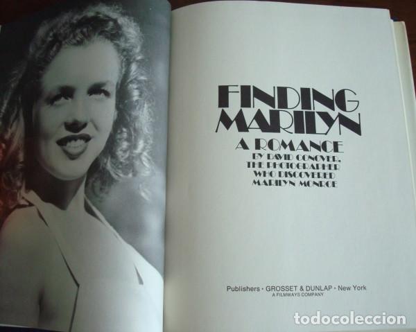 Libros de segunda mano: David Conover, Finding Marilyn a romance (en ingl&eacute;s). 1981 - Foto 4