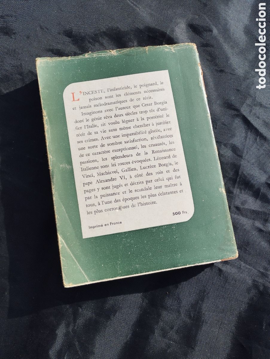Libros de segunda mano: MOI. C&eacute;sar Borgia. Nigel Balchim. En franc&eacute;s. - Foto 4