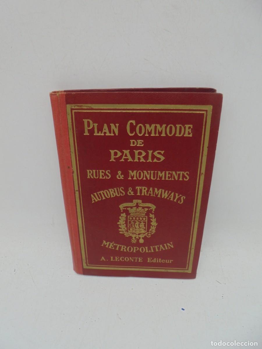 Libros de segunda mano: PLAN COMMODE DE PARIS. RUES & MONUMENTS. METROPOLITAN. PAGS : 162. - Foto 1