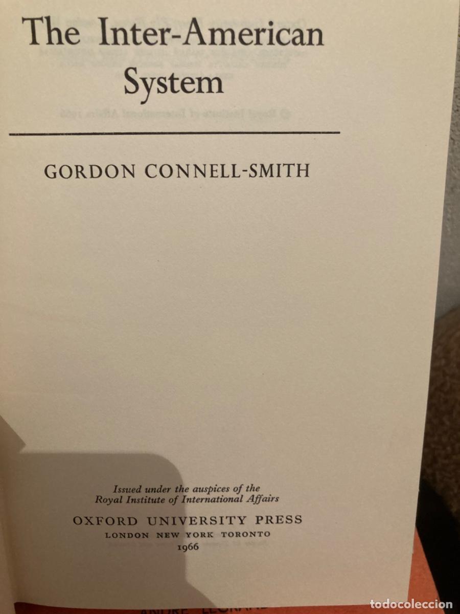 Libros de segunda mano: The inter-american system, G. Connell-Smith, 1966 1aEd - Foto 2