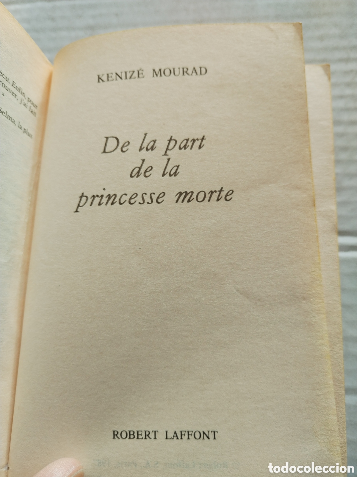 Libros de segunda mano: DE LA PART DE LA PRINCESSE MORT/KENIZE MOURAD - Foto 2