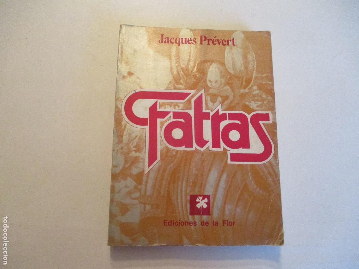 Libros de segunda mano: JACQUES PR&Eacute;VERT Fatras(franc&eacute;s) W24610 - Foto 1