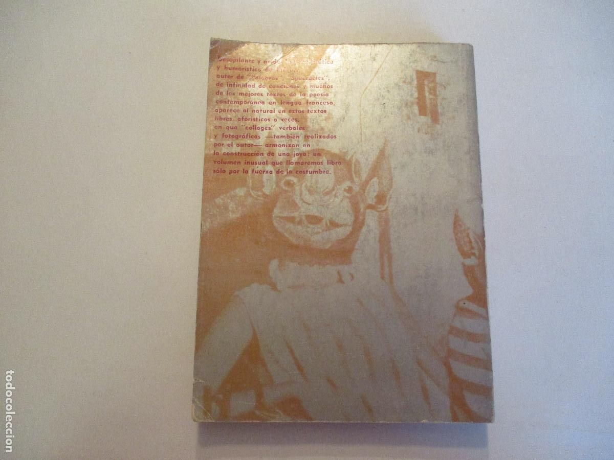 Libros de segunda mano: JACQUES PR&Eacute;VERT Fatras(franc&eacute;s) W24610 - Foto 2