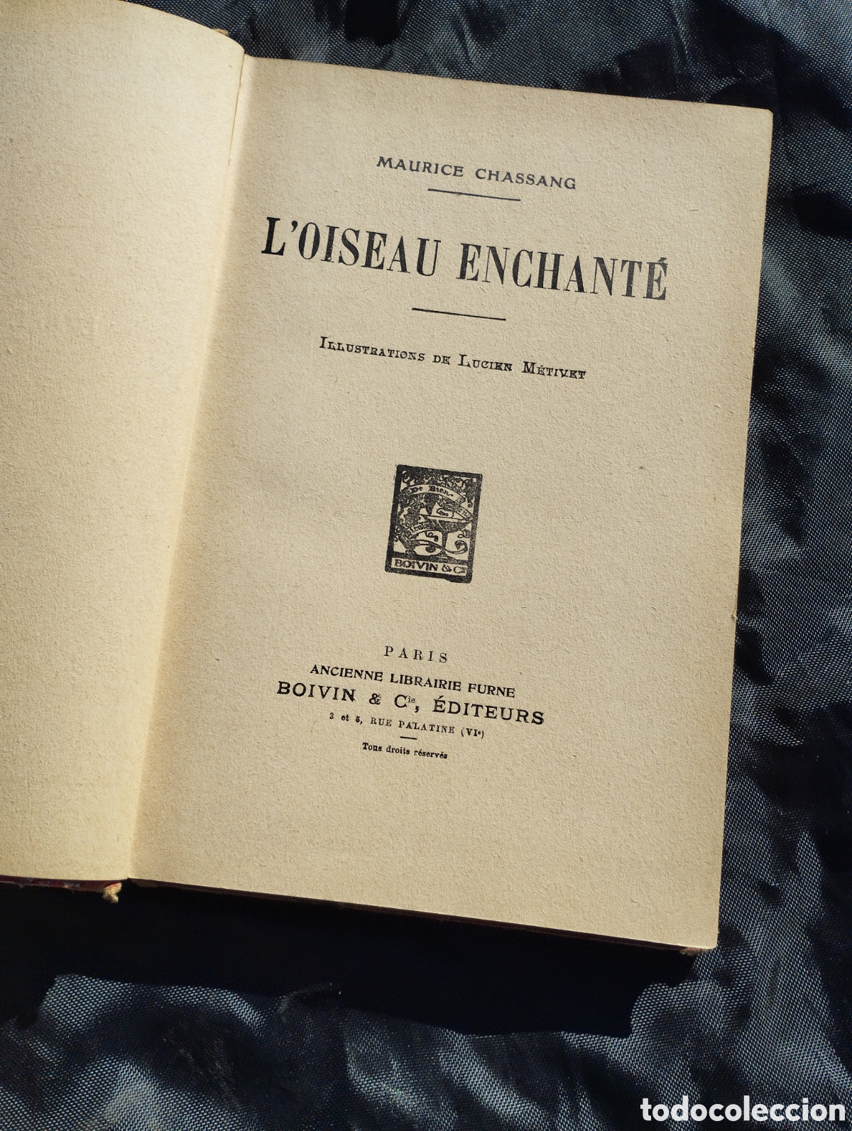 Libros de segunda mano: LOiseau Enchant&eacute;. M. Chassang. - Foto 4