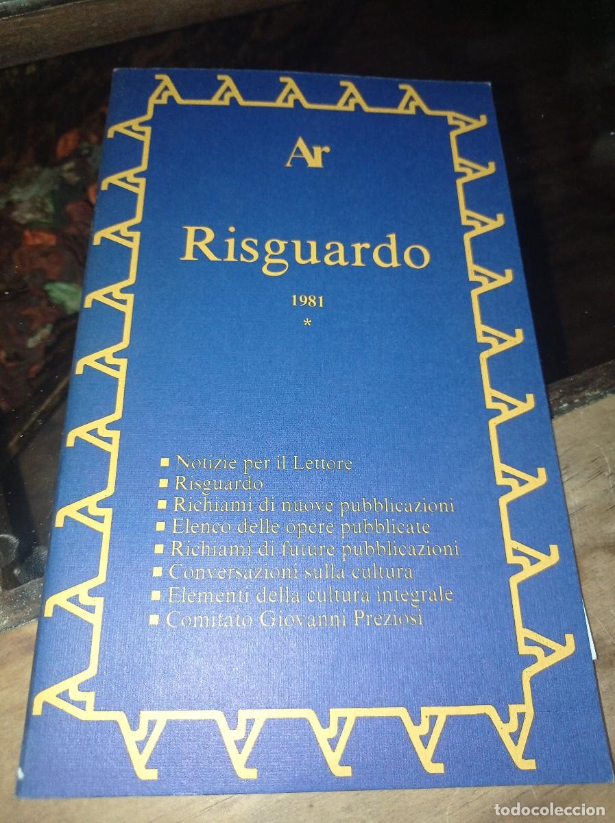 Libros de segunda mano: BOLET&Iacute;N ITALIANO RISGUARDO ( 1981 ). REF. UR EST - Foto 1