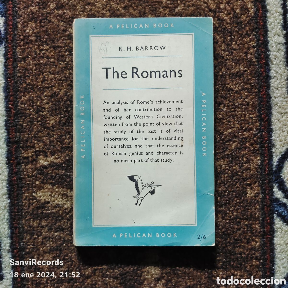 Libros de segunda mano: THE ROMANS (R.H. BARROW) - Foto 1