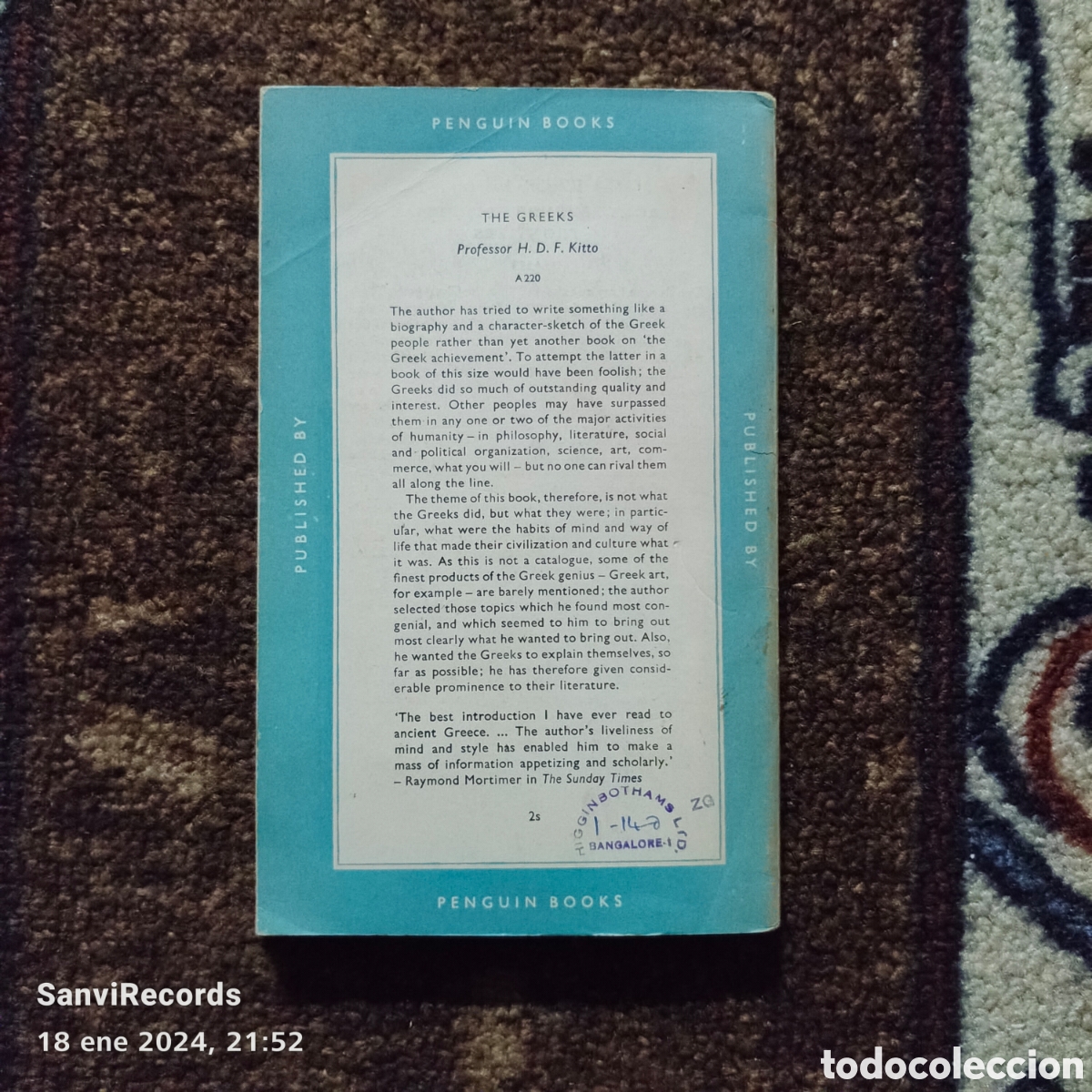 Libros de segunda mano: THE ROMANS (R.H. BARROW) - Foto 2