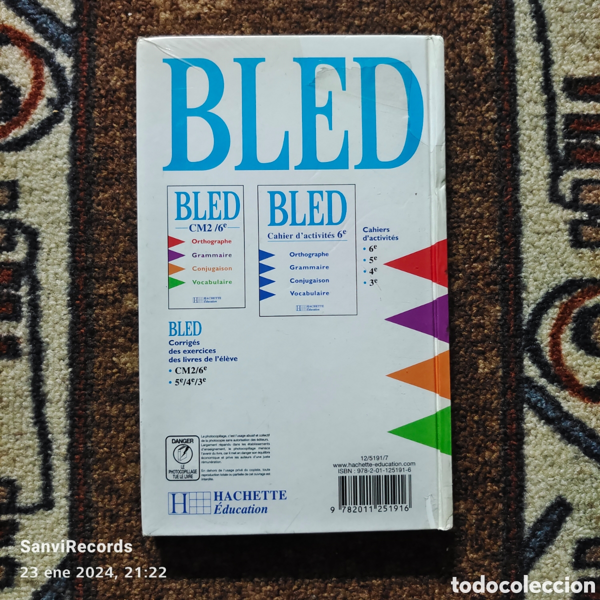 Libros de segunda mano: BLED, 5, 4, 3 (HACHETTE) - Foto 2