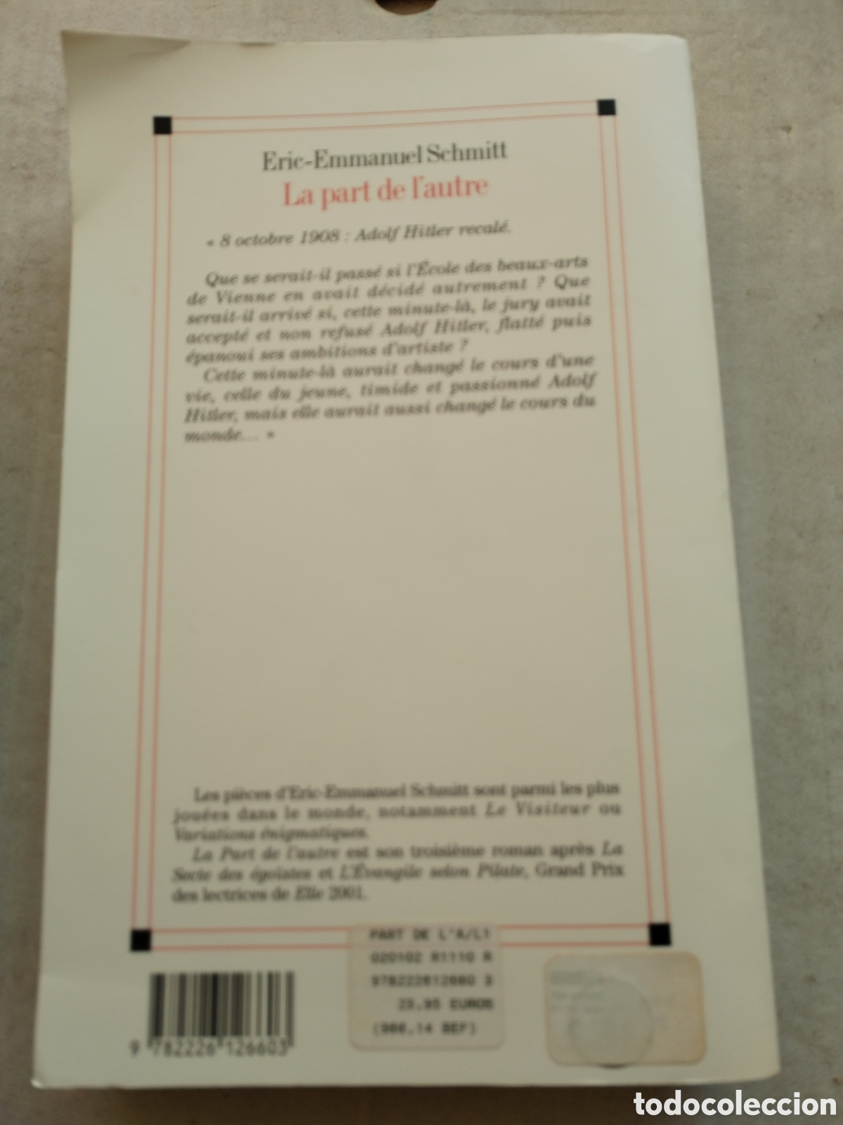 Libros de segunda mano: LA PART DE LAUTRE/ALBIN MICHEL - Foto 3